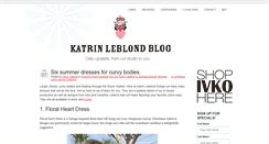 Desktop Screenshot of katrinleblondblog.com